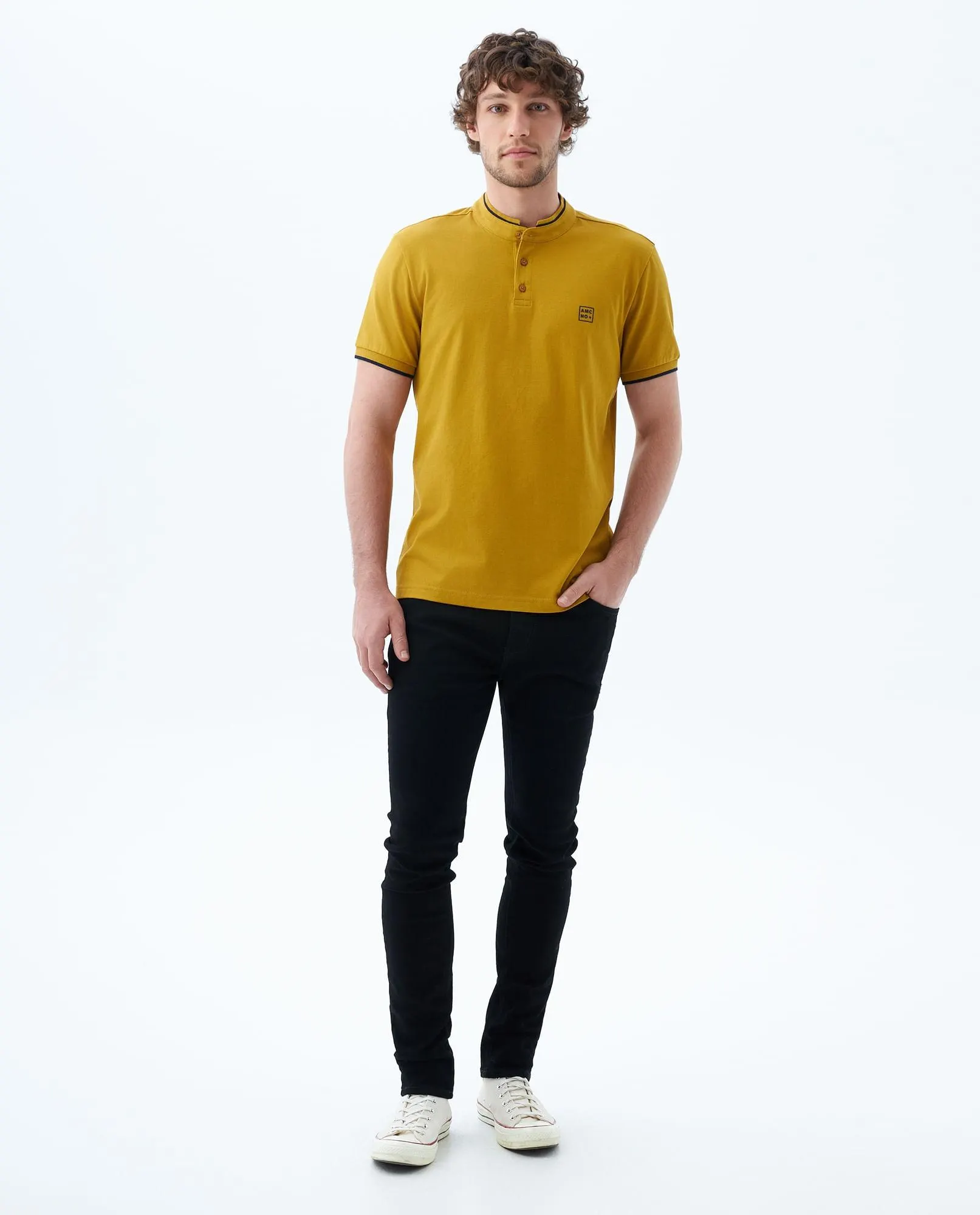 Polo Slim manga corta para hombre