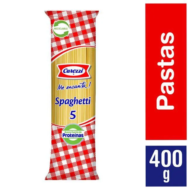 Pasta Spaghetti N°5 Carozzi 400 g
