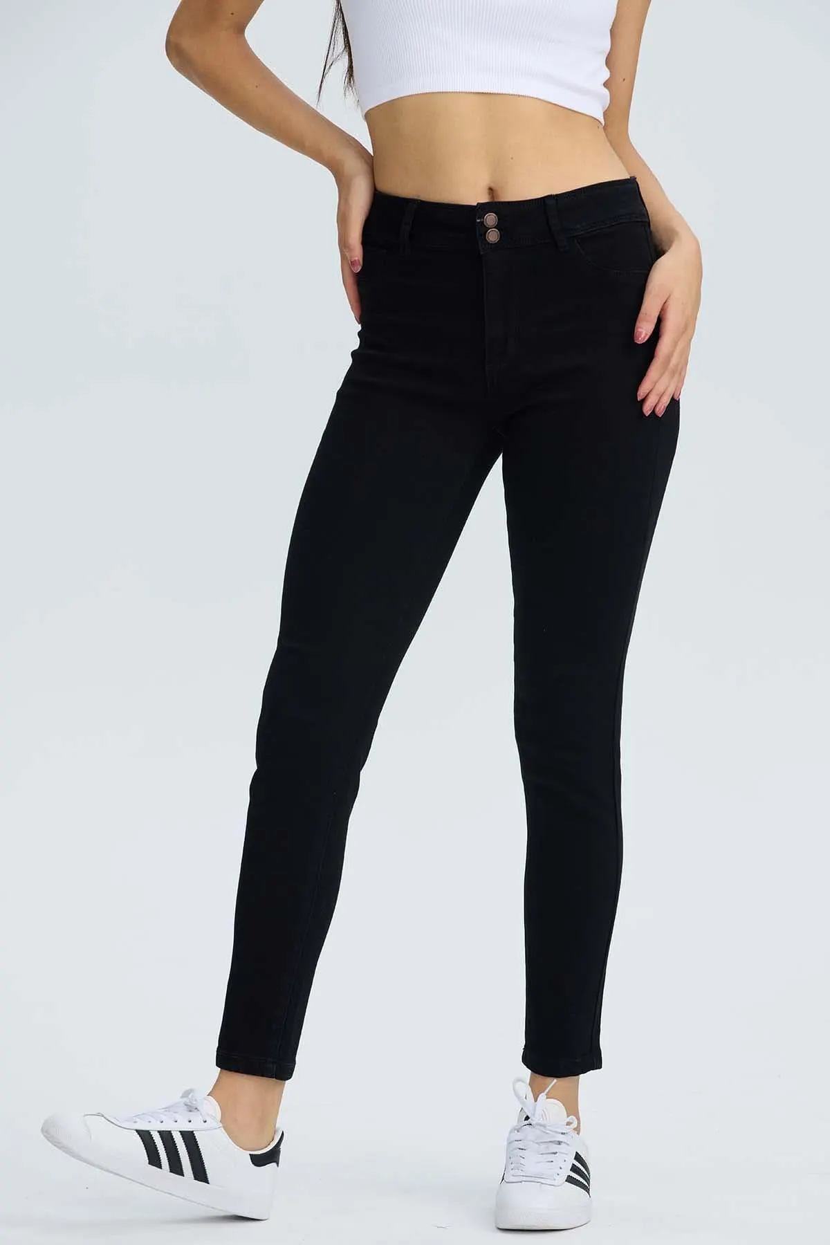 Jeans Mujer Push Jeny Negro