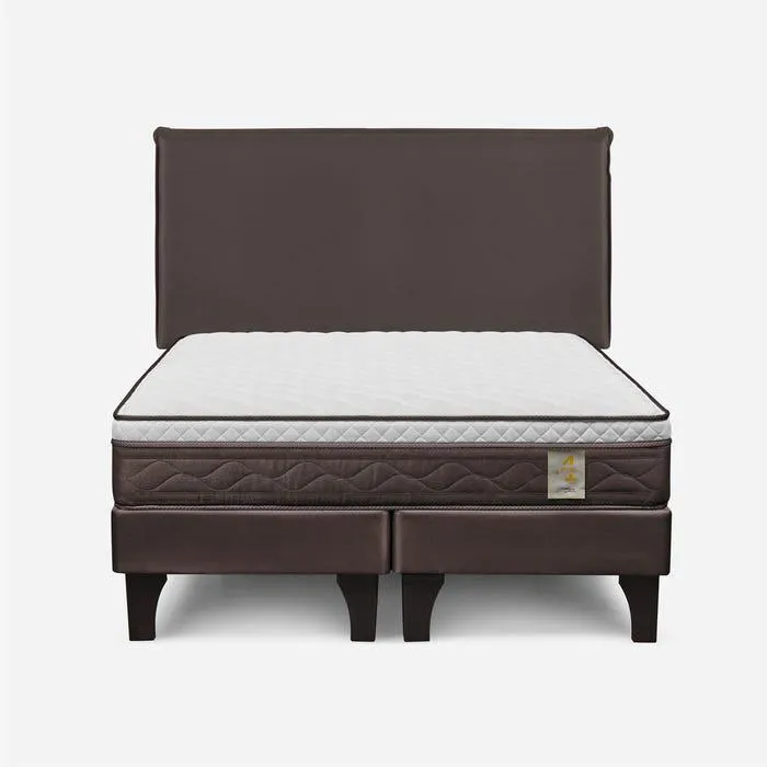 Cama New Style 4 Plus 2 Plazas + Respaldo Maurice
