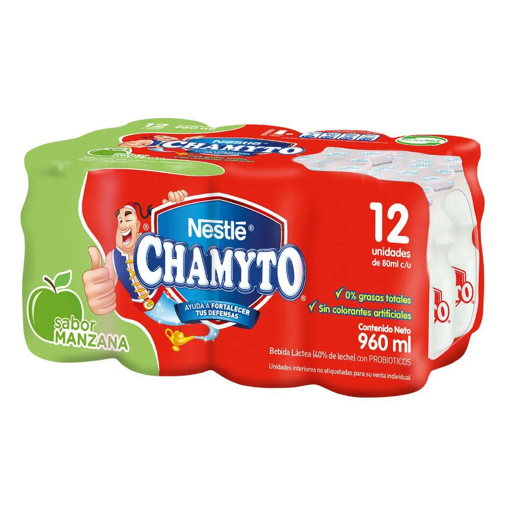 Bebida láctea chamyto manzana ...