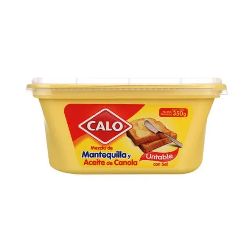 Mezcla De Mantequilla Y Aceite De Canola Con Sal Calo 350 Gr