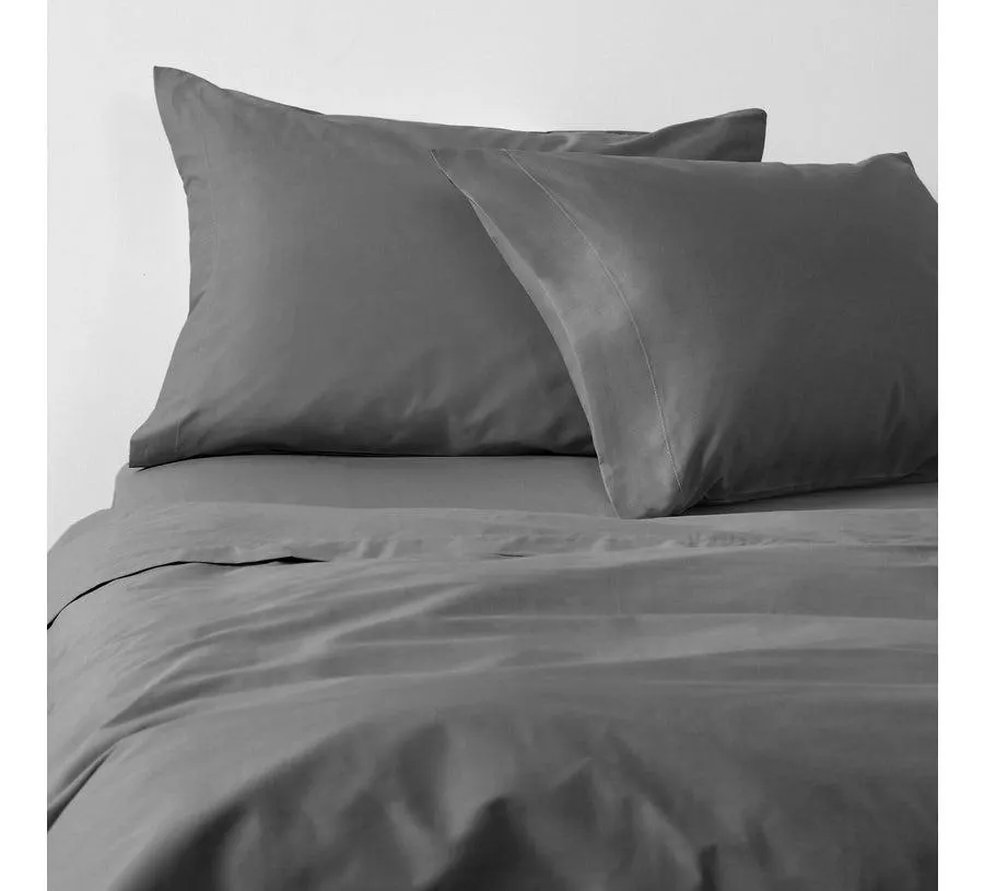 Sábanas 2 Plazas 300 Hilos Liso Fog