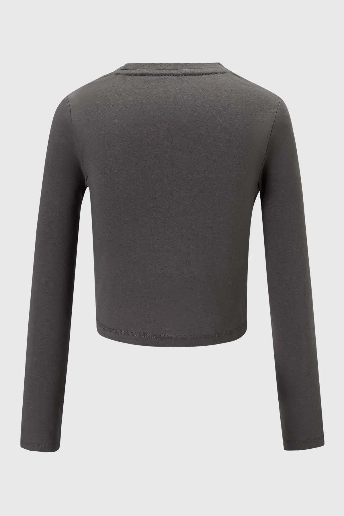 Polera Niña Letras Lentejuelas Marengo