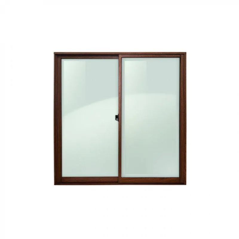 Ventana Aluminio Café 100x100 cm Simple