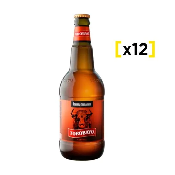 Cerveza Kunstmann Torobayo botella 500 CC x12