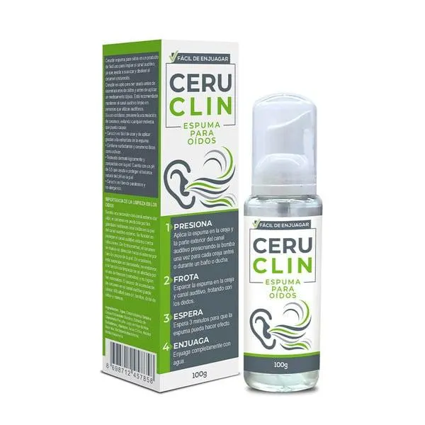 CERUCLIN ESPUMA LIMPIEZA OIDOS