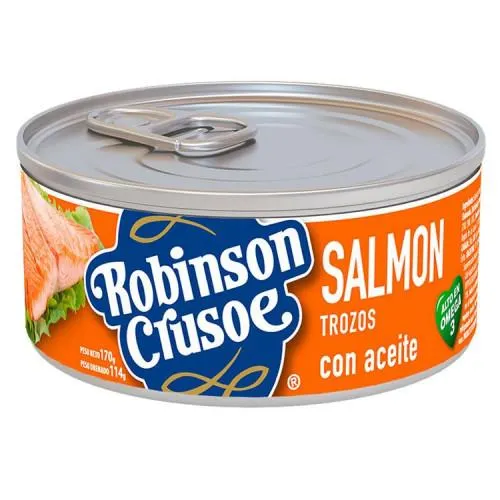 Salmón Robinso Crusoe Trozo Aceite 170 gr