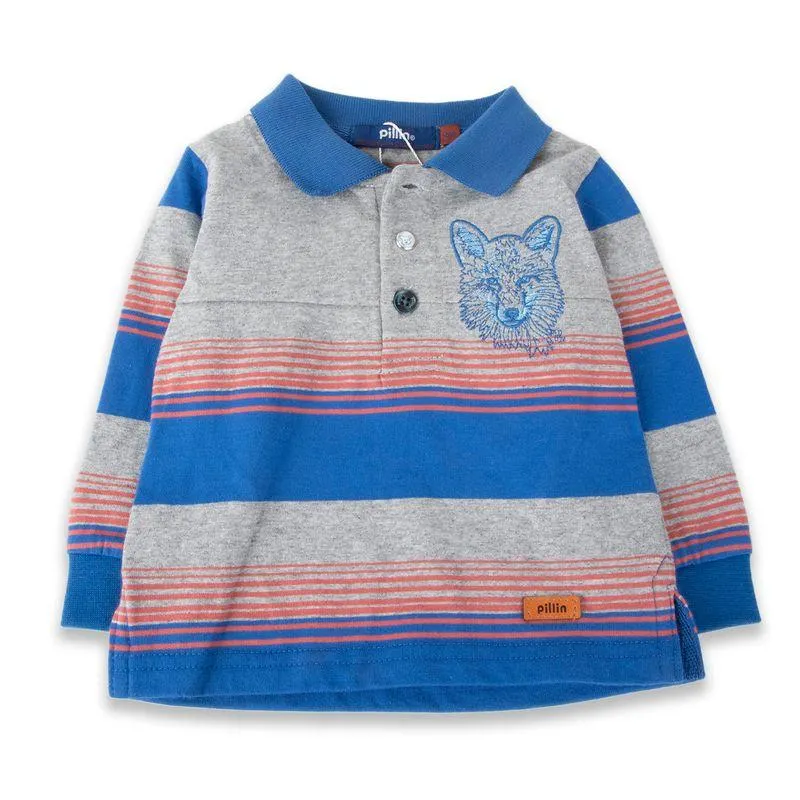 Polera Bebé Niño Azul eléctrico