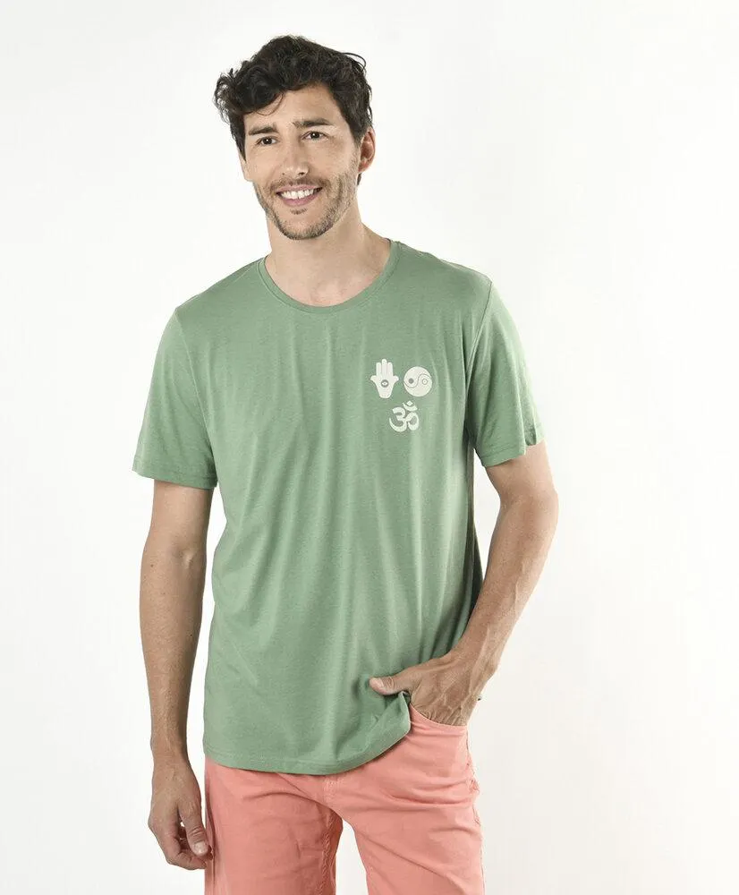Polera hombre doble estampado sri lanka