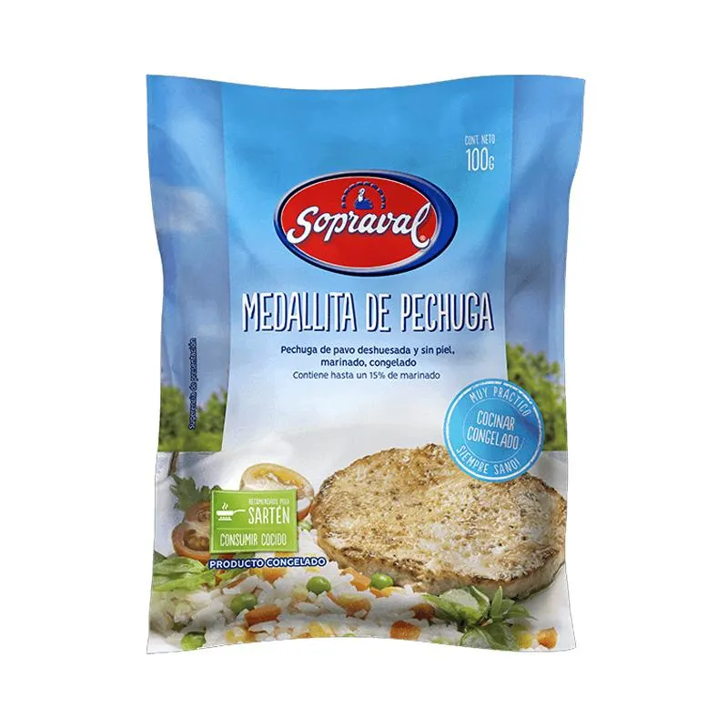 Medallita Pechuga Sopraval 100 Grs