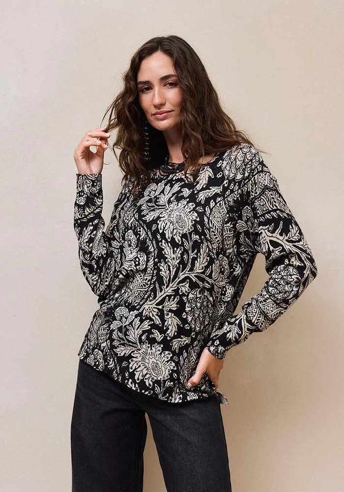 Polera Estampado Flores