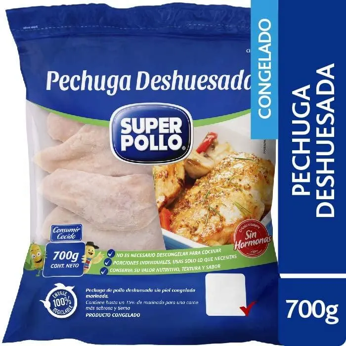 Pechuga Deshuesada Pollo 700 Gr