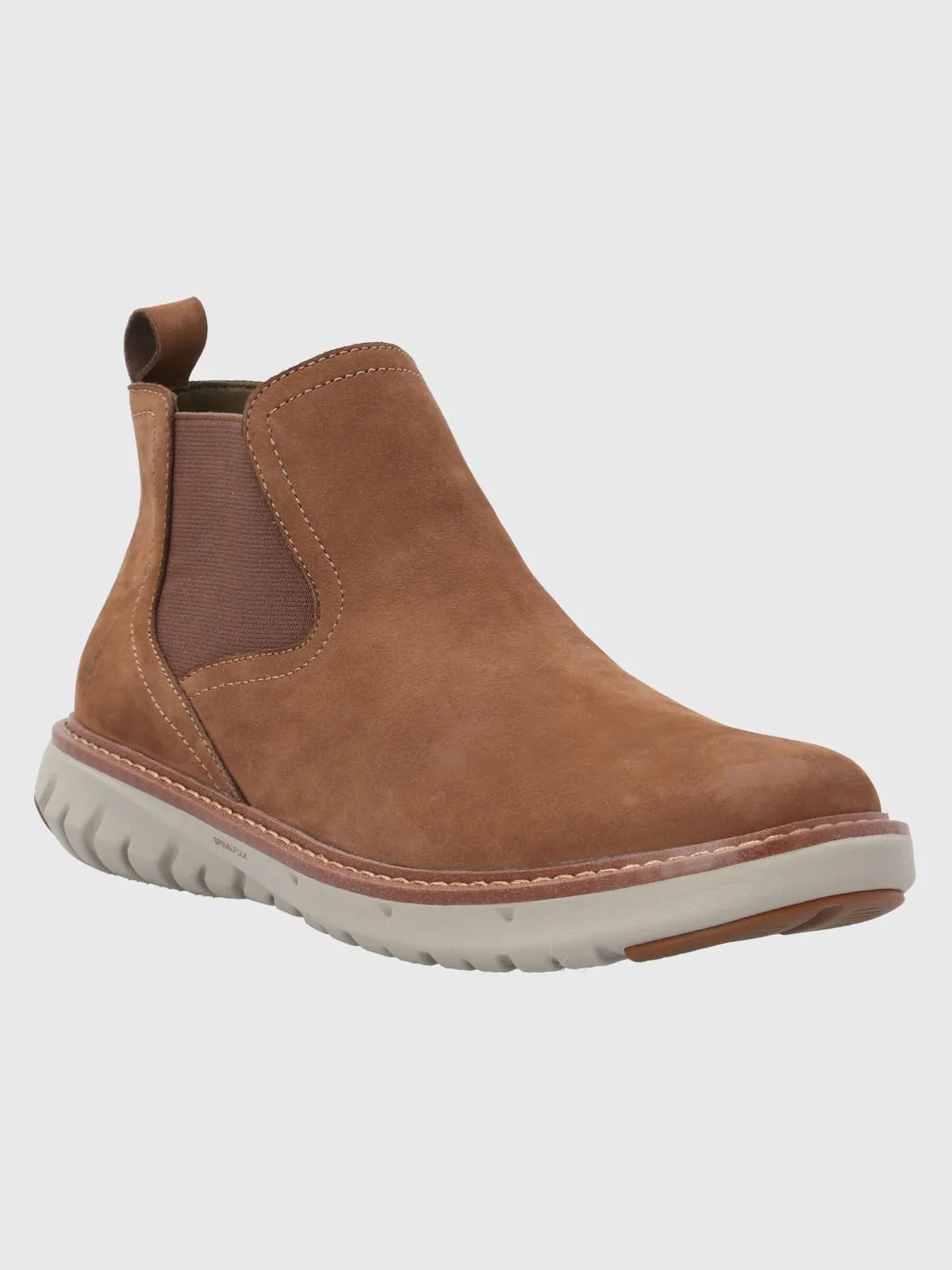 Botin Cuero Smart Chelsea Café Hush Puppies