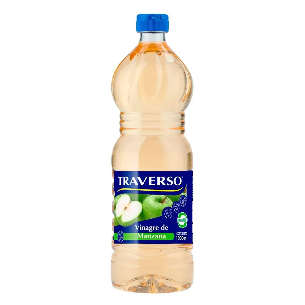 Vinagre Traverso Manzana 1 Lt