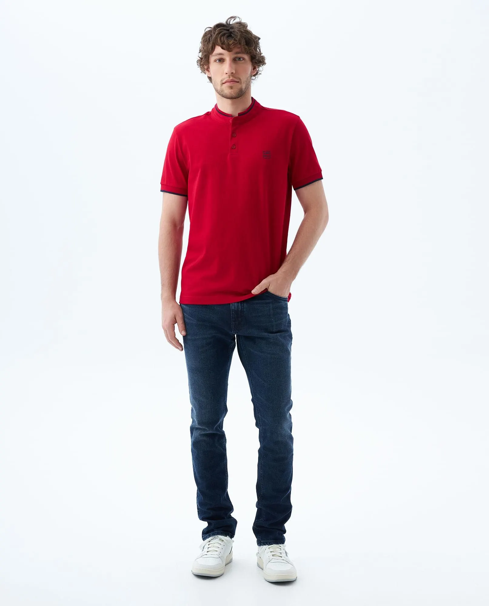 Polo Slim manga corta para hombre