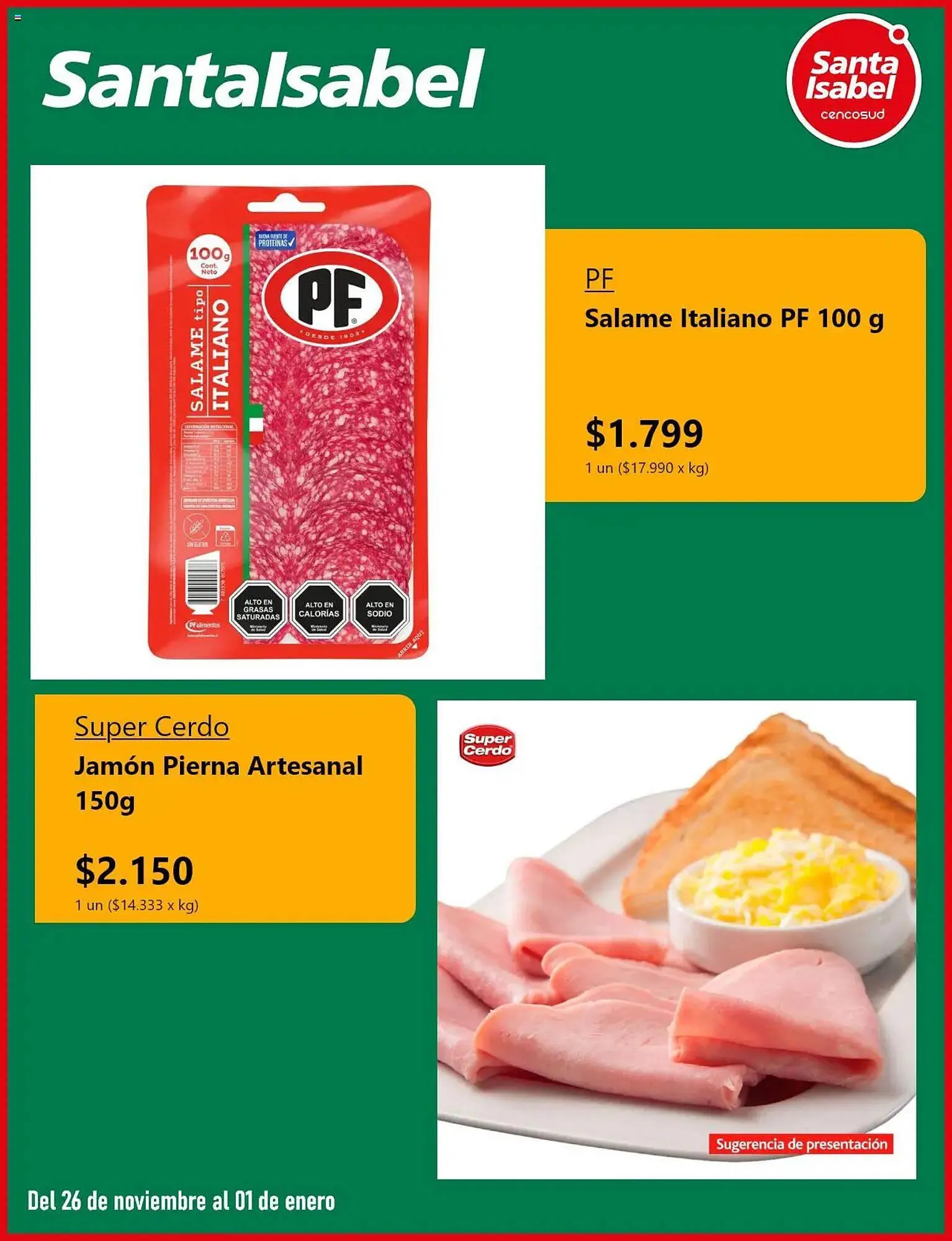 Catálogo de Catálogo Santa Isabel 26 de noviembre al 1 de enero 2025 - Página 4