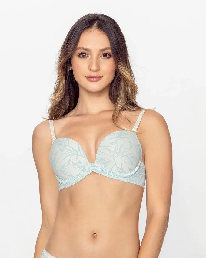 Sostén push up de doble realce con arco (barba)