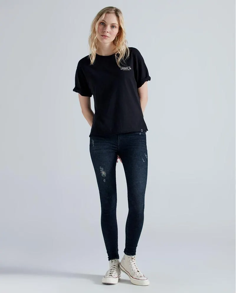 Jean Jegginf fit tono oscuro para mujer