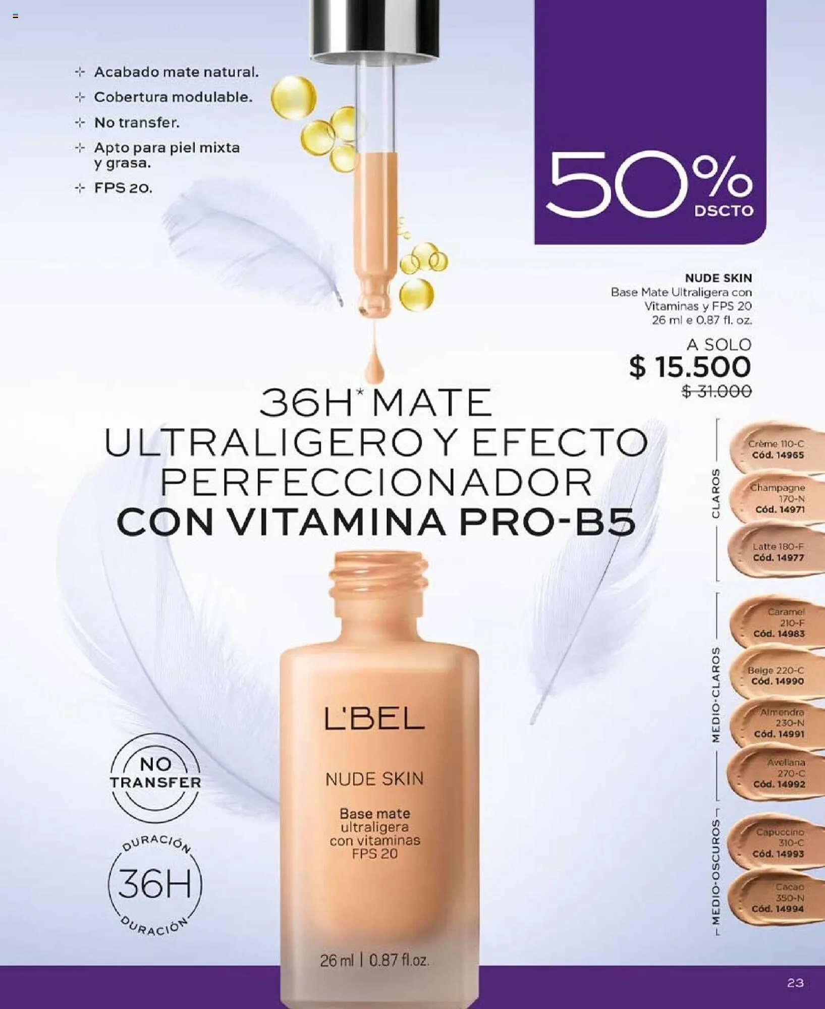 Catálogo de Catálogo L'Bel 16 de agosto al 16 de septiembre 2024 - Página 23