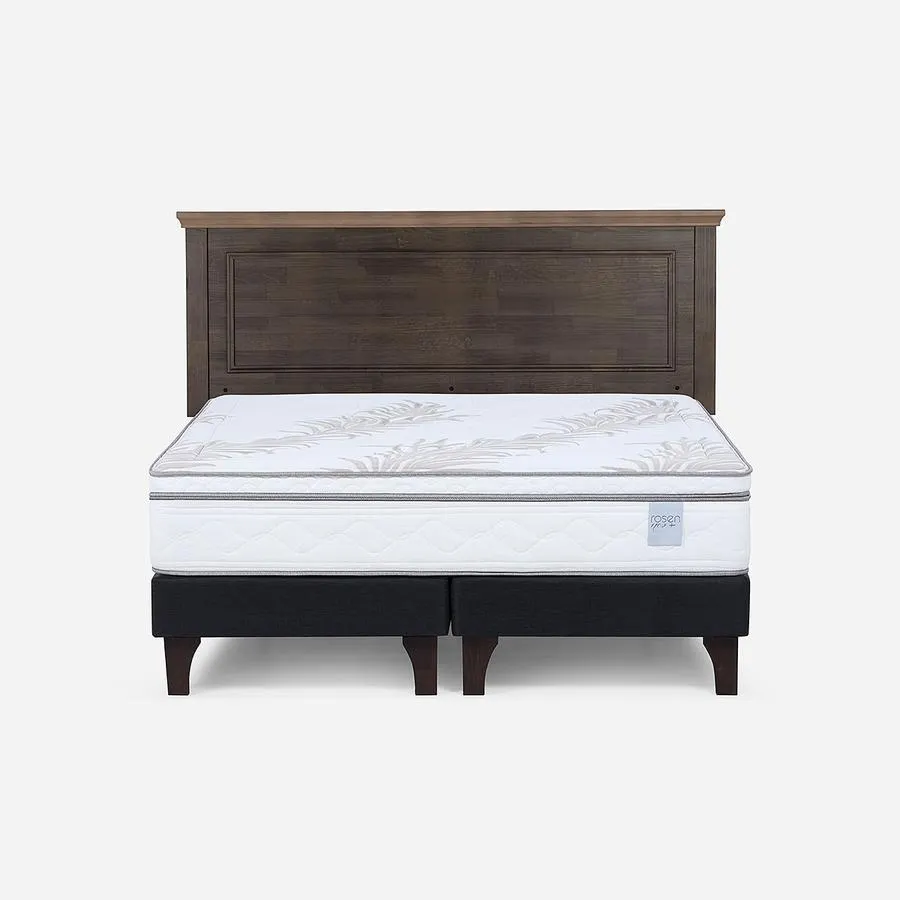 Box Spring Neo Plus 2 Plazas + Respaldo Anna