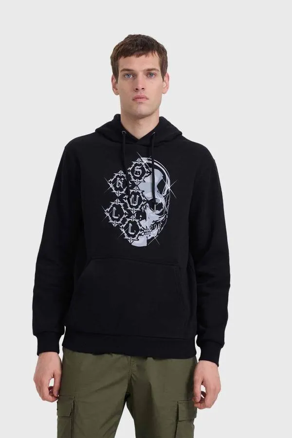 PolerÓn hombre skull night negro