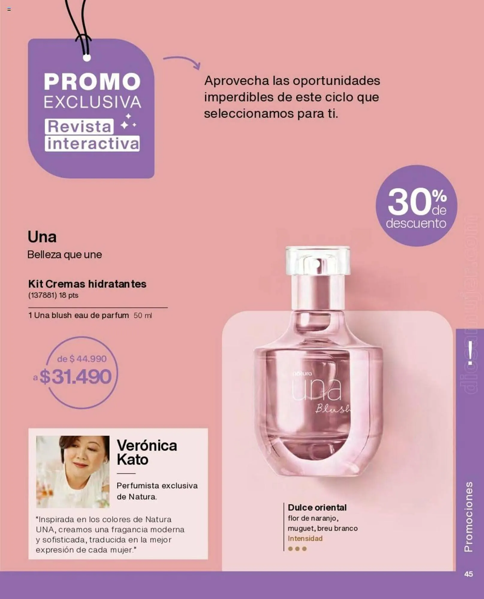 Catálogo de Catálogo Natura 1 de julio al 31 de octubre 2023 - Página 45