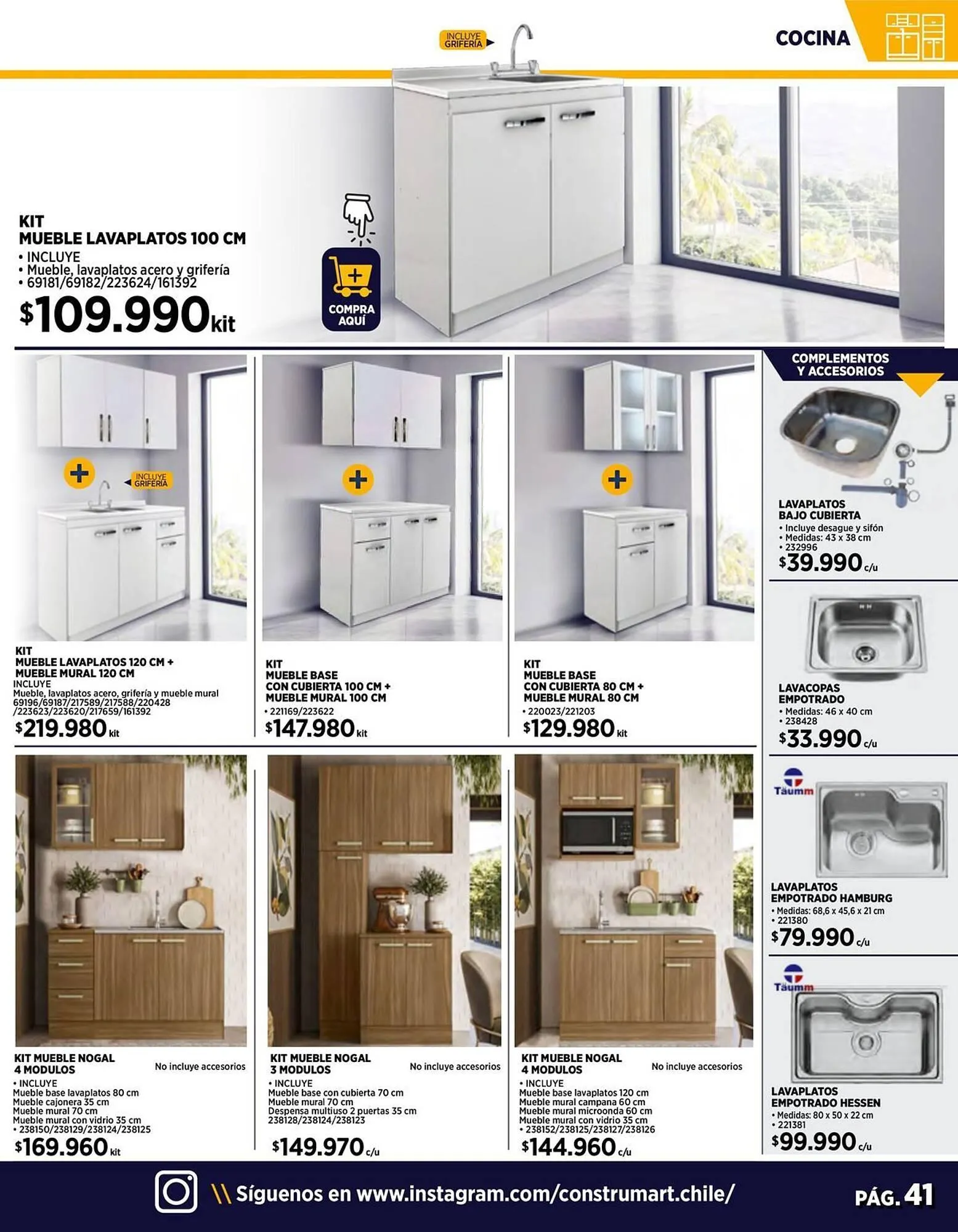 Catálogo de Catálogo Construmart 3 de abril al 28 de abril 2024 - Página 41