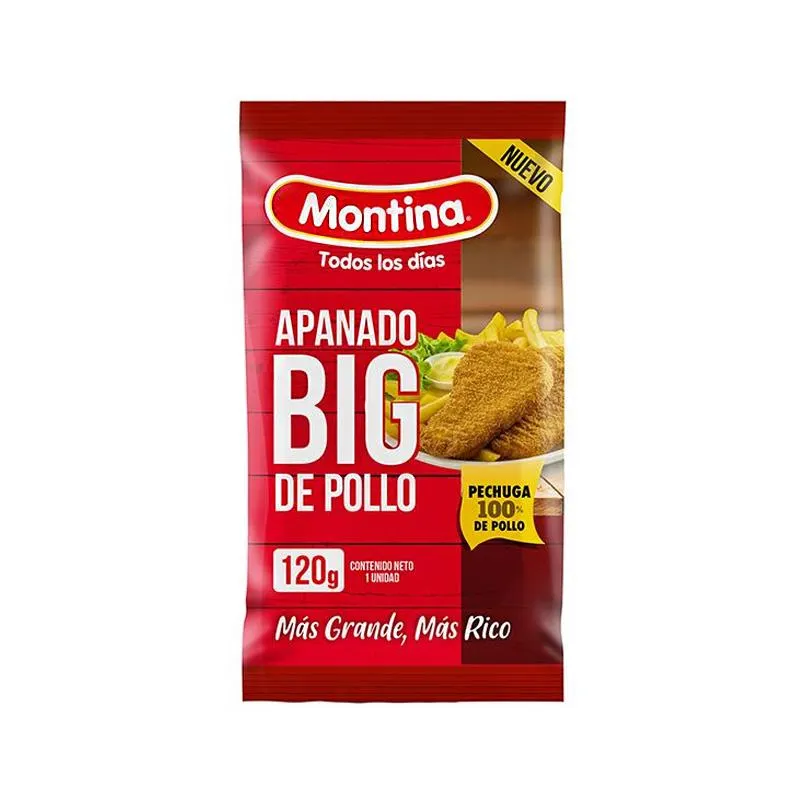 Apanado Pollo Big Montina 120 gr