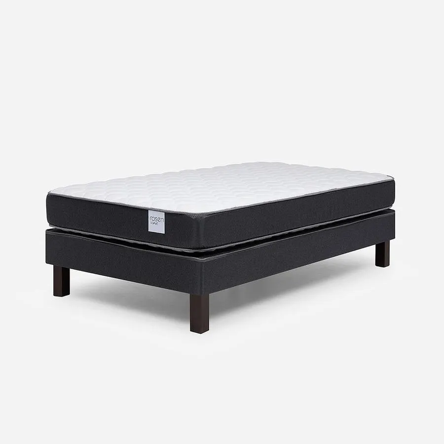 Cama Wave 1 Plaza + Respaldo Tabor