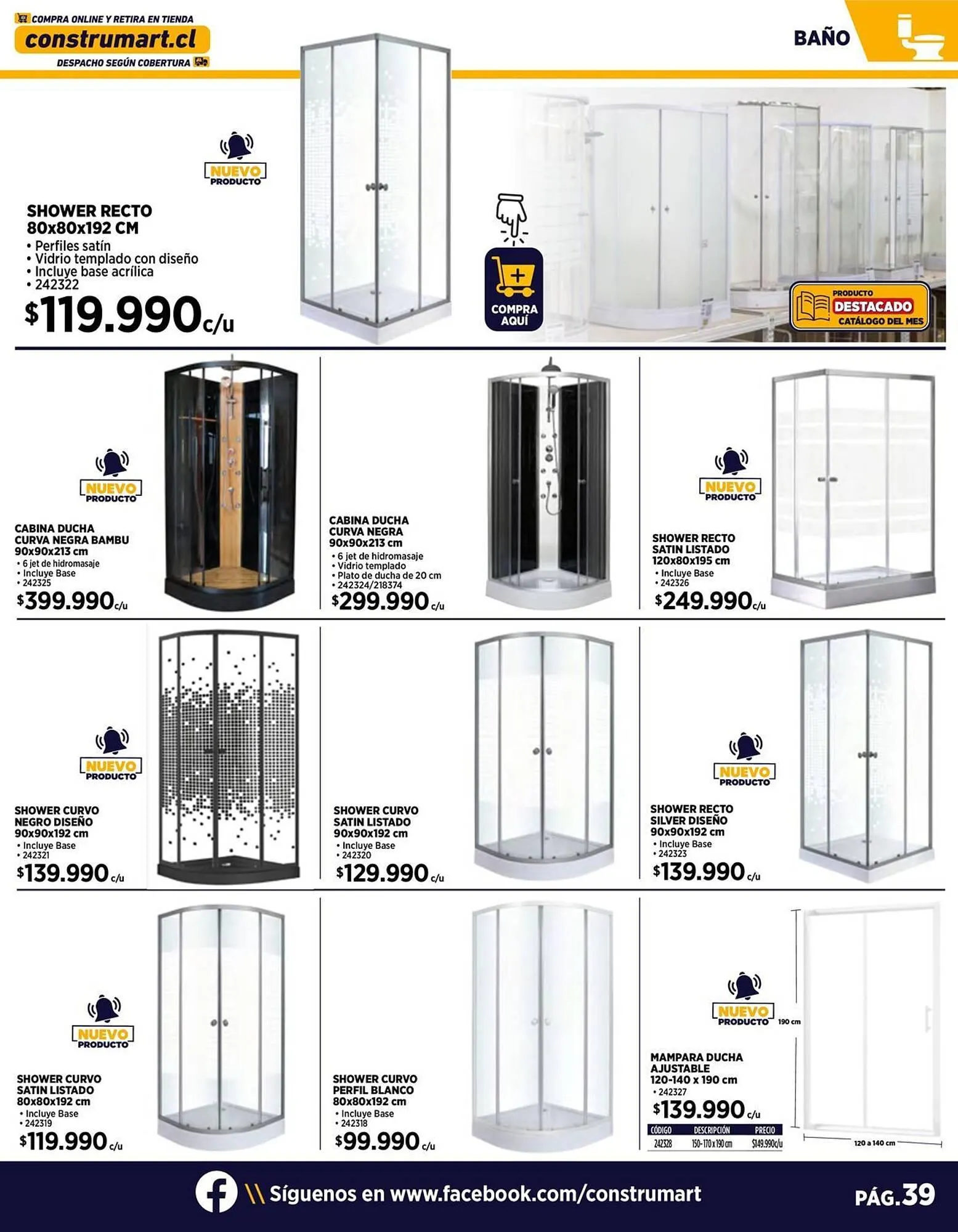 Catálogo de Catálogo Construmart 3 de abril al 28 de abril 2024 - Página 39