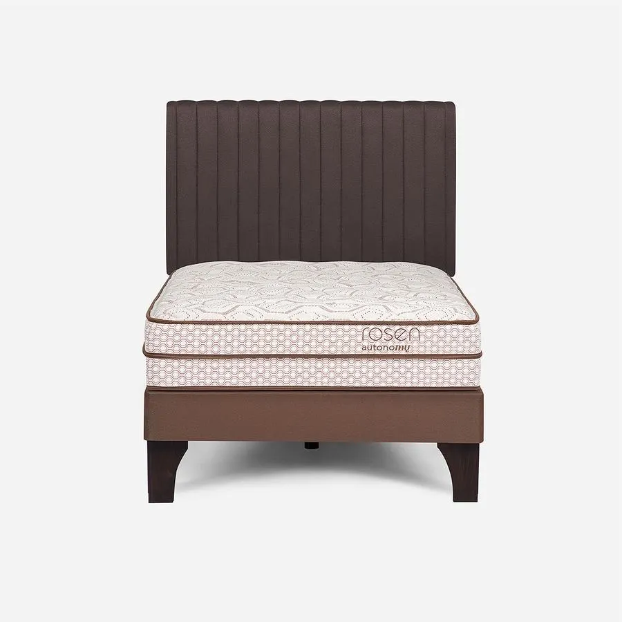 Cama Autonomy Land 1,5 Plazas + Respaldo Lucio