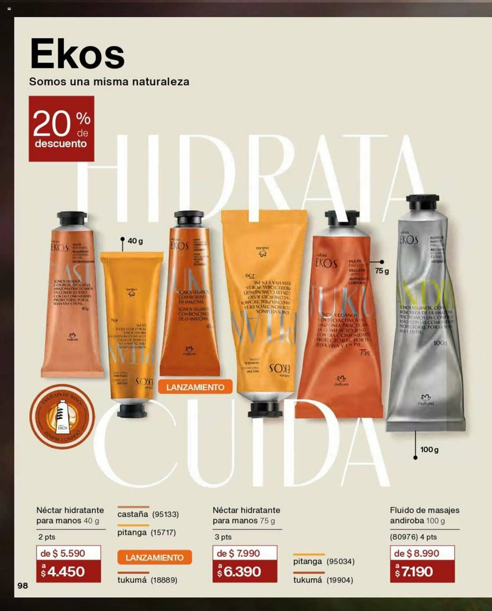 Catálogo de Catálogo Natura 1 de septiembre al 30 de septiembre 2023 - Página 98