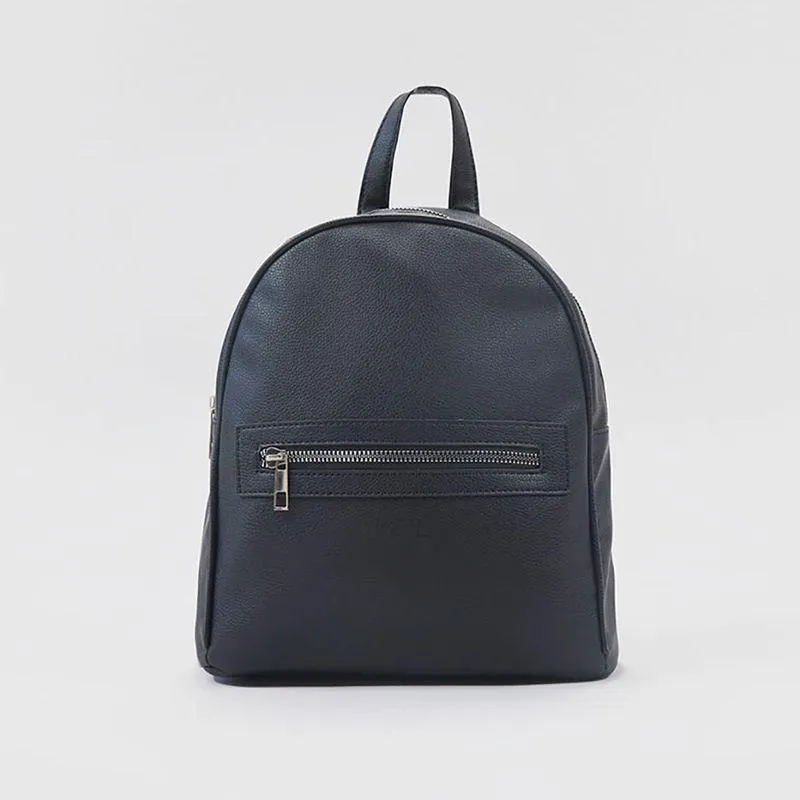 Mochila Mujer Ecocuero City Negro