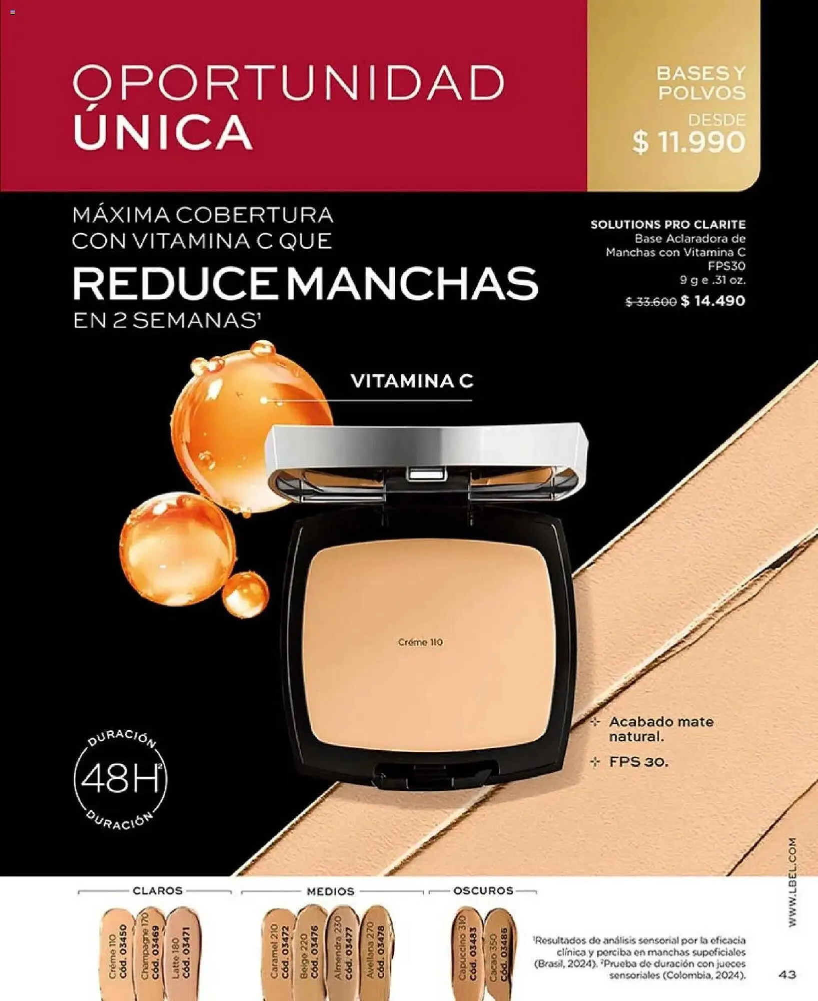 Catálogo de Catálogo L'Bel 30 de noviembre al 1 de enero 2026 - Página 43