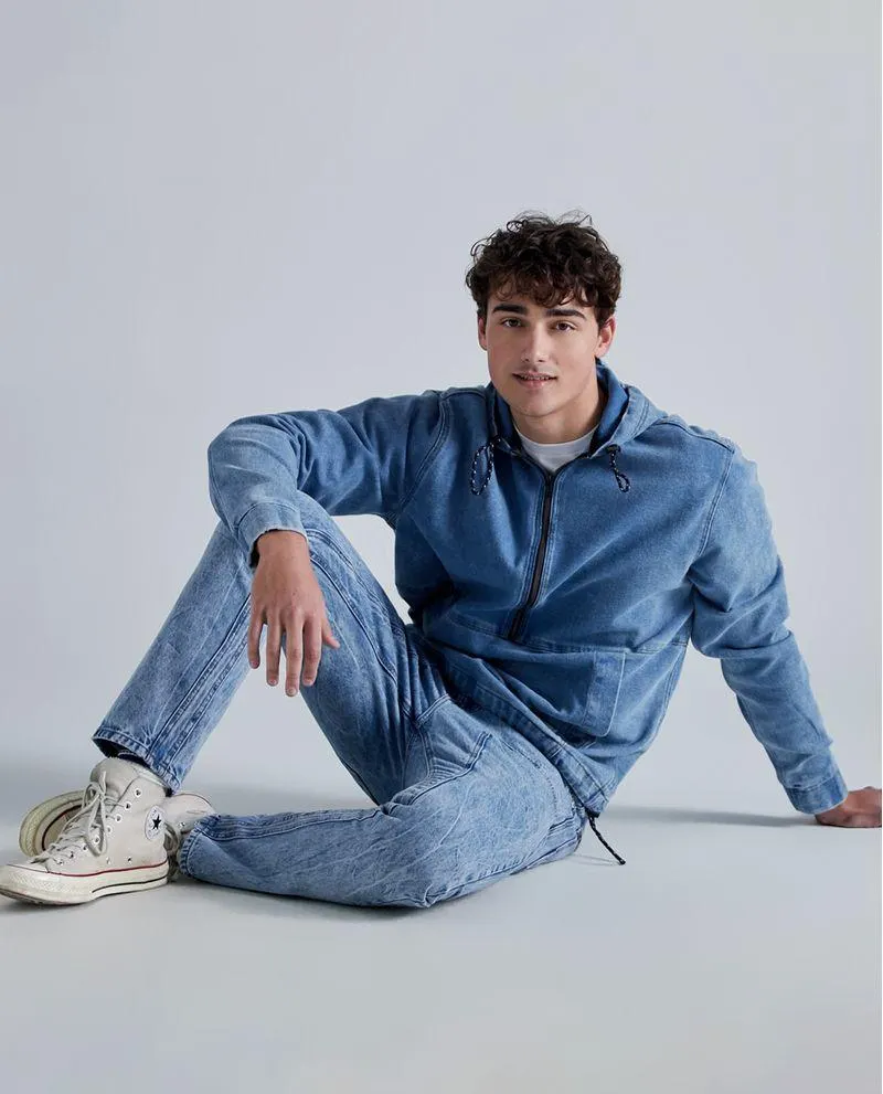 Jean Relaxed fit tono claro para hombre