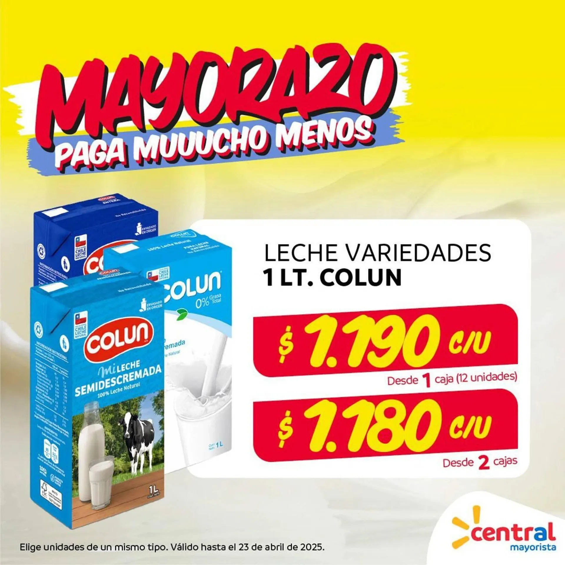 Catálogo de Catálogo Central Mayorista 4 de marzo al 23 de marzo 2025 - Página 1