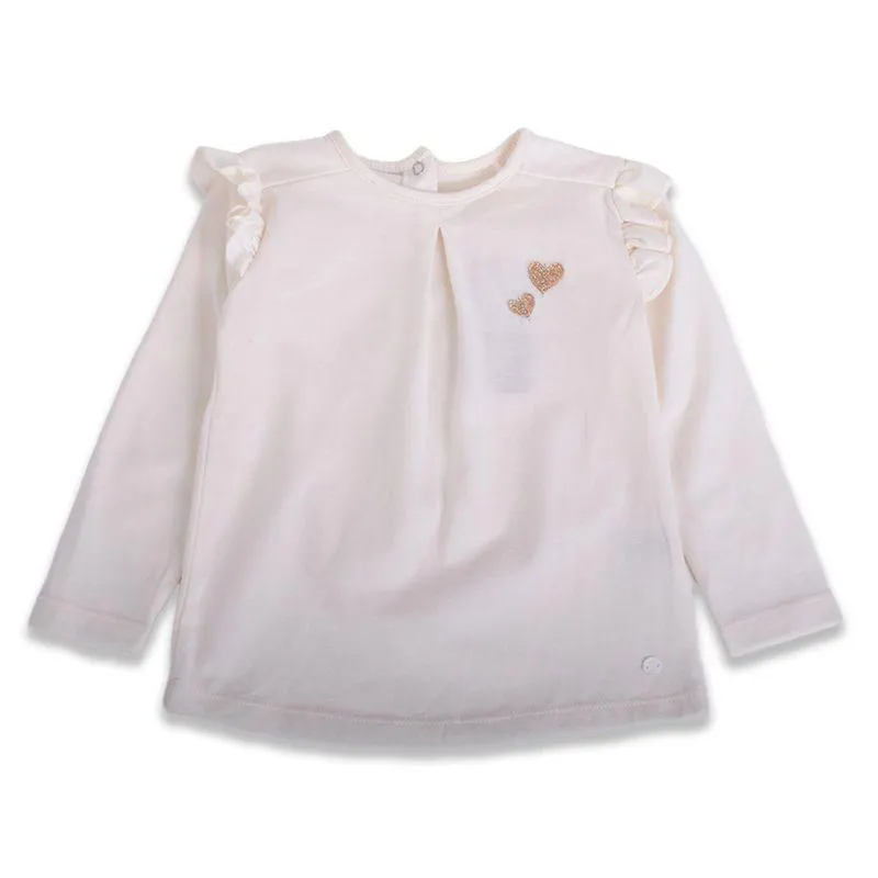 Polera Bebé Niña Crudo