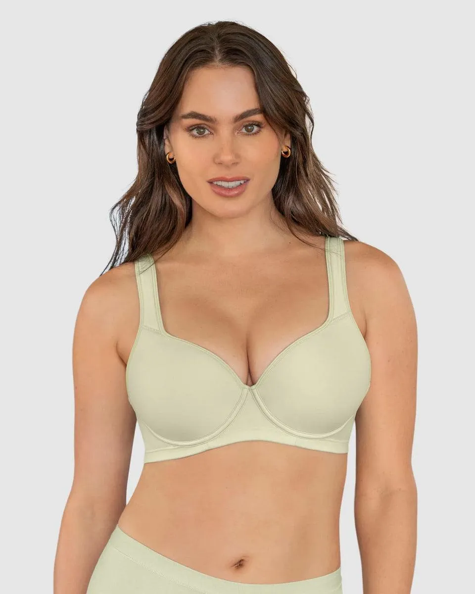 Sostén de buen cubrimiento con breteles acolchados