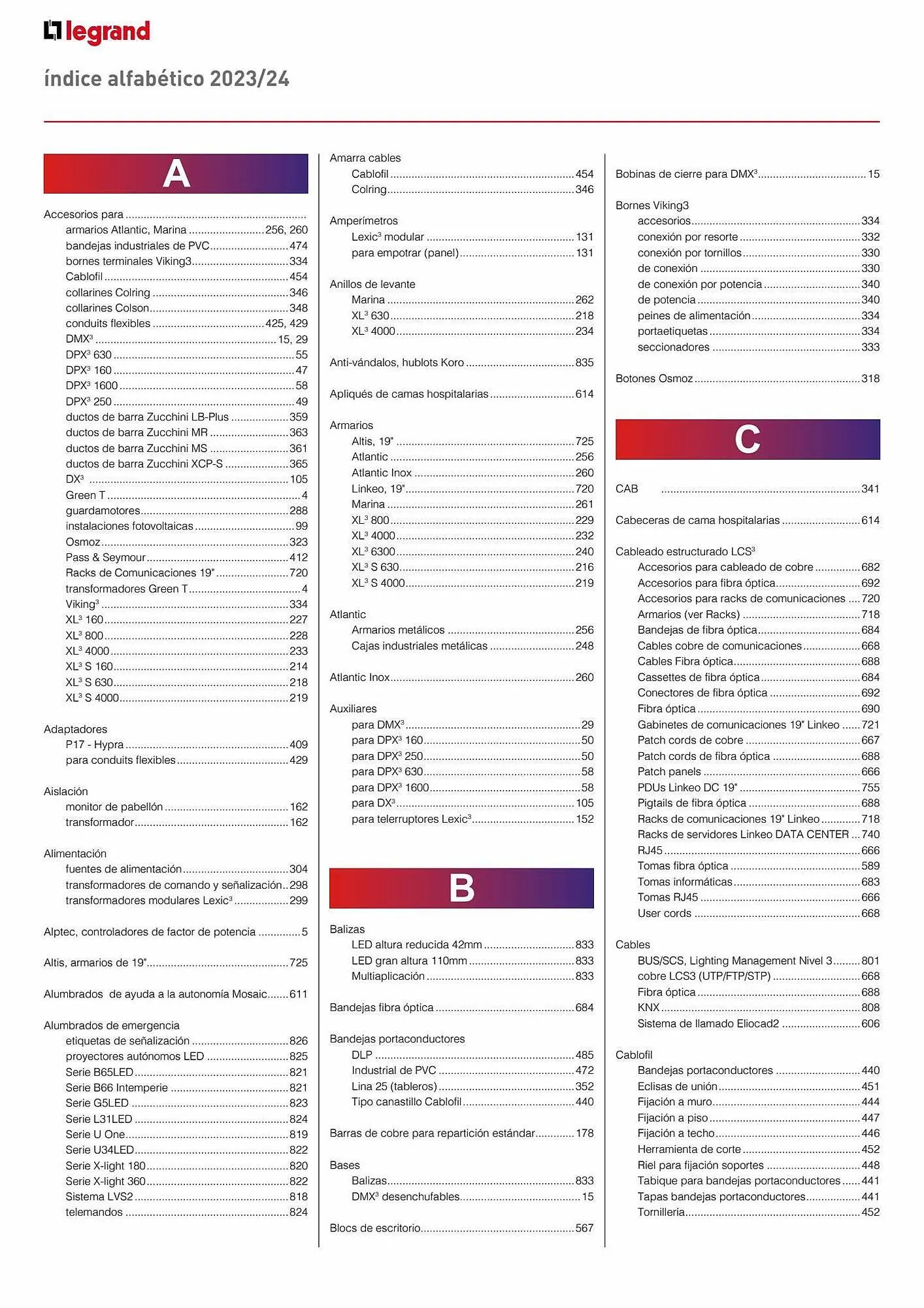 Catálogo de Catálogo Legrand 30 de agosto al 31 de enero 2024 - Página 12