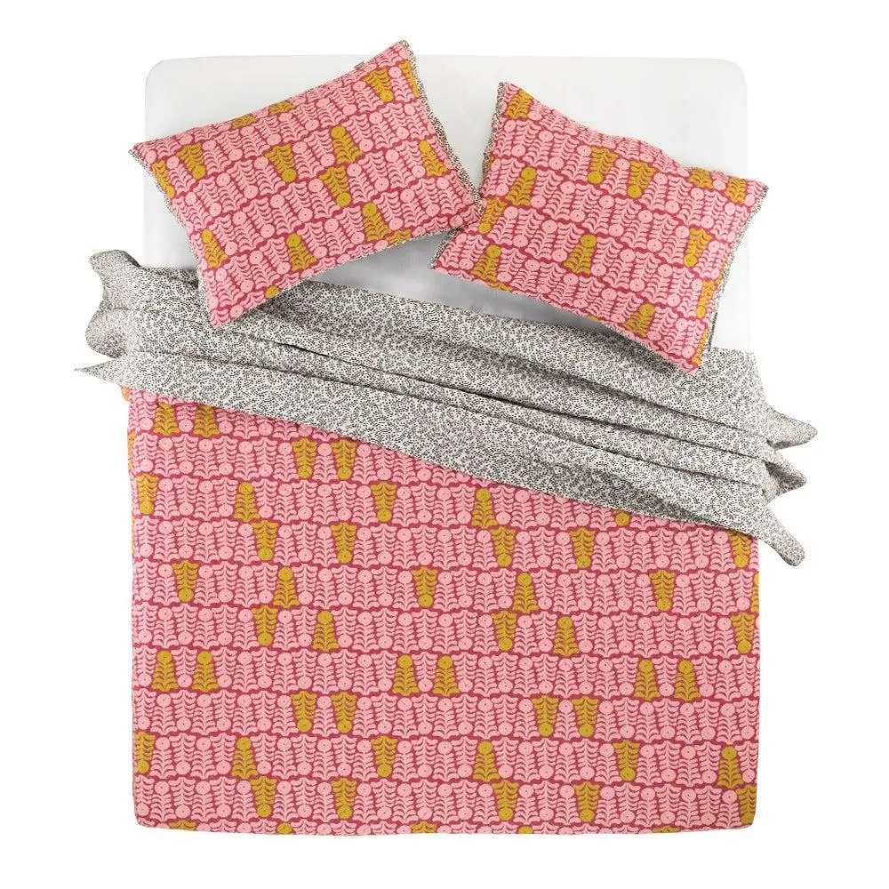 Quilt de algodón estampado 1,5 plaza