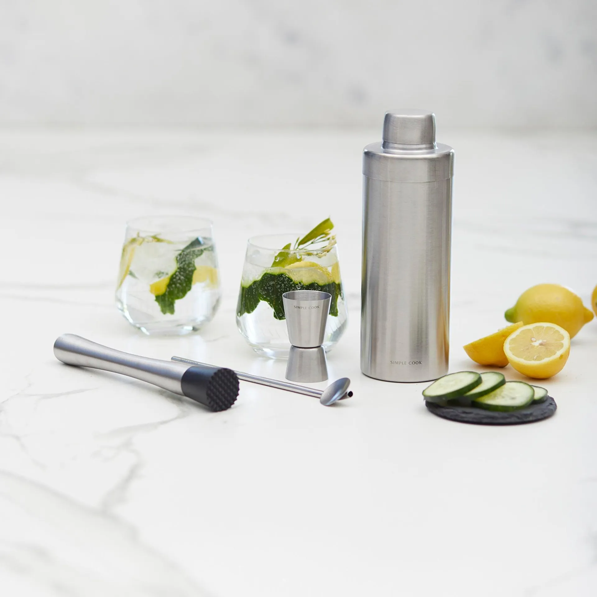 Coctelera & Set de Mixología Essential Simple Cook