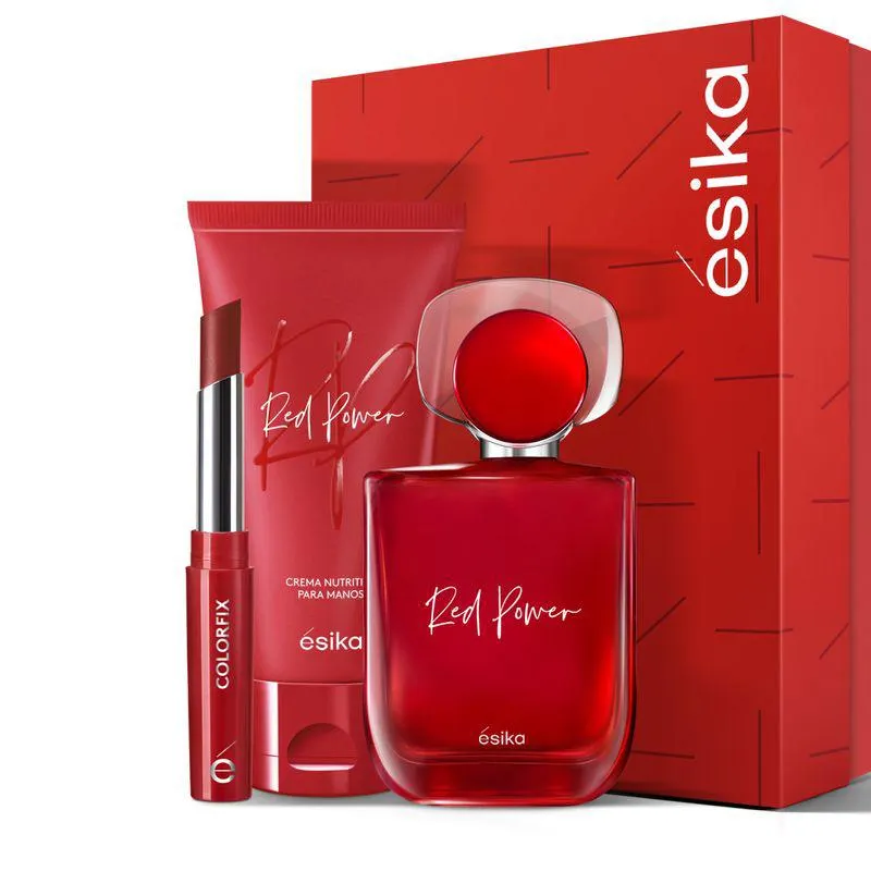 Set Red Power + labial en barra COLORFIX 24H para Regalar a Mamá