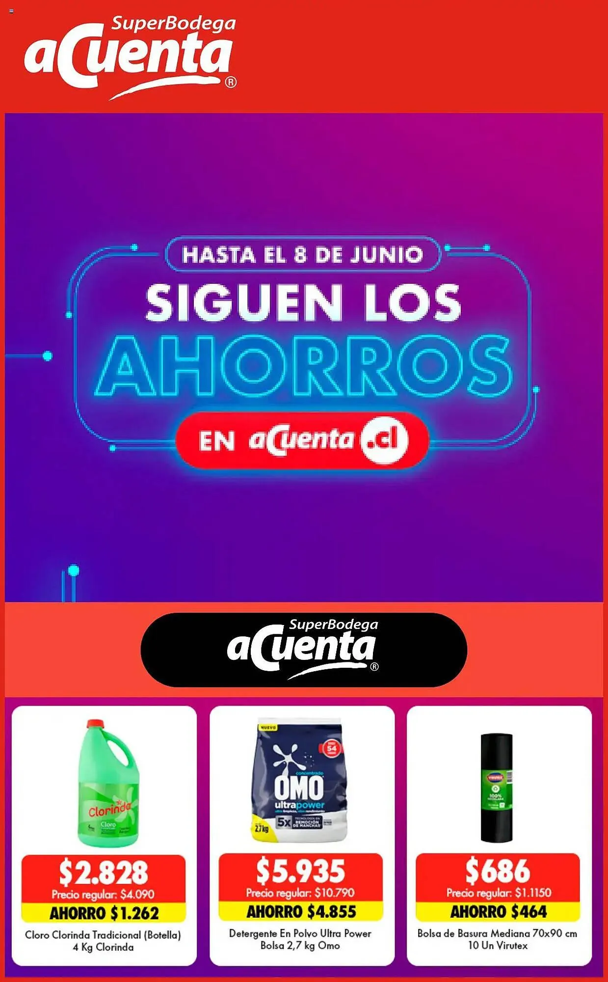 Catálogo de Catálogo Super Bodega a Cuenta 5 de junio al 8 de junio 2025 - Página 1