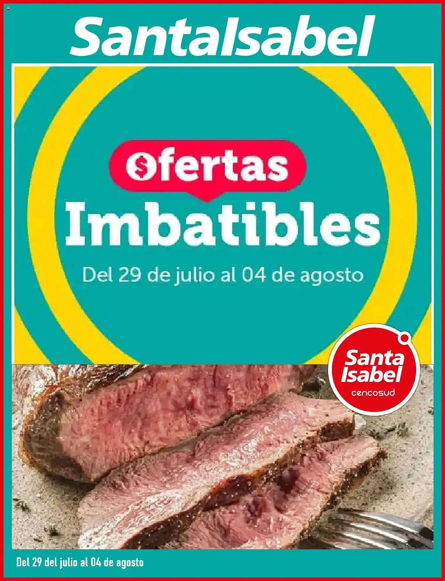 Catálogo de Catálogo Santa Isabel 29 de julio al 6 de agosto 2025 - Página 1