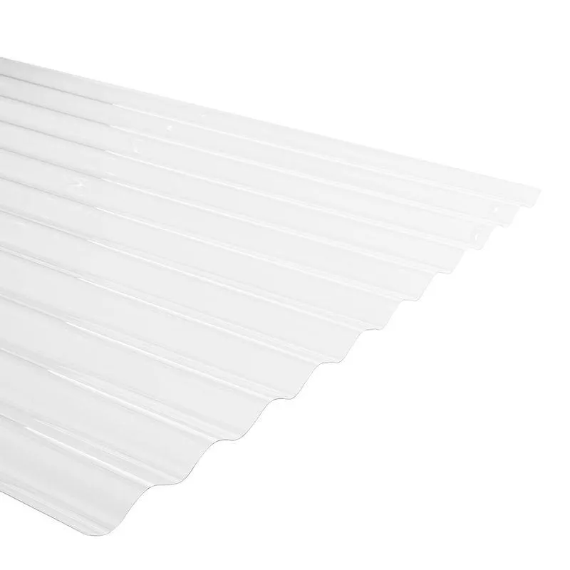 Plancha Policarbonato Ondulado Transparente 0,5X810X2500Mm