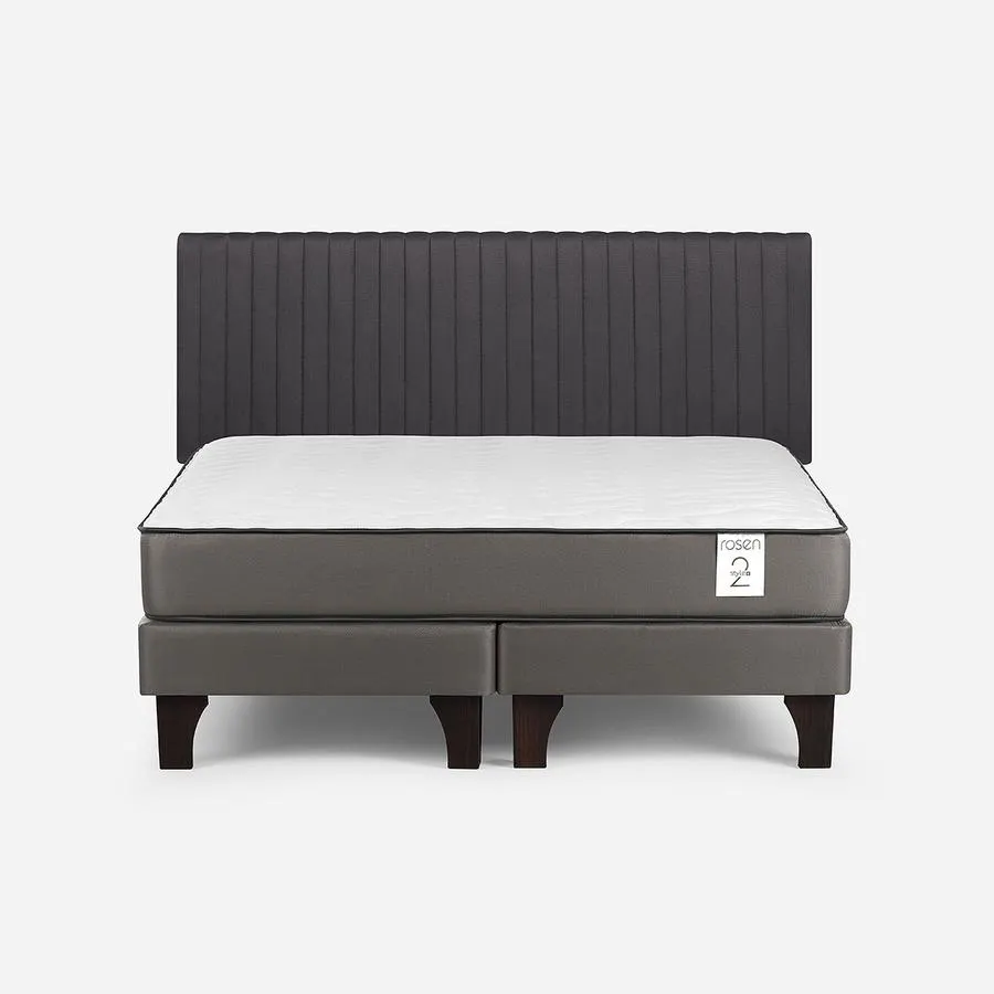 Cama New Style 2 Plus King + Respaldo Lucio
