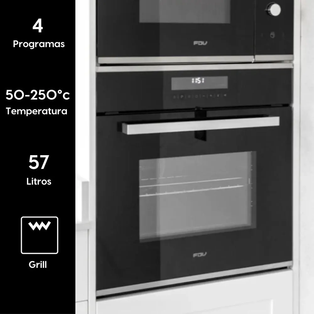 Horno Empotrado Elegance Touch 58 Lts FDV