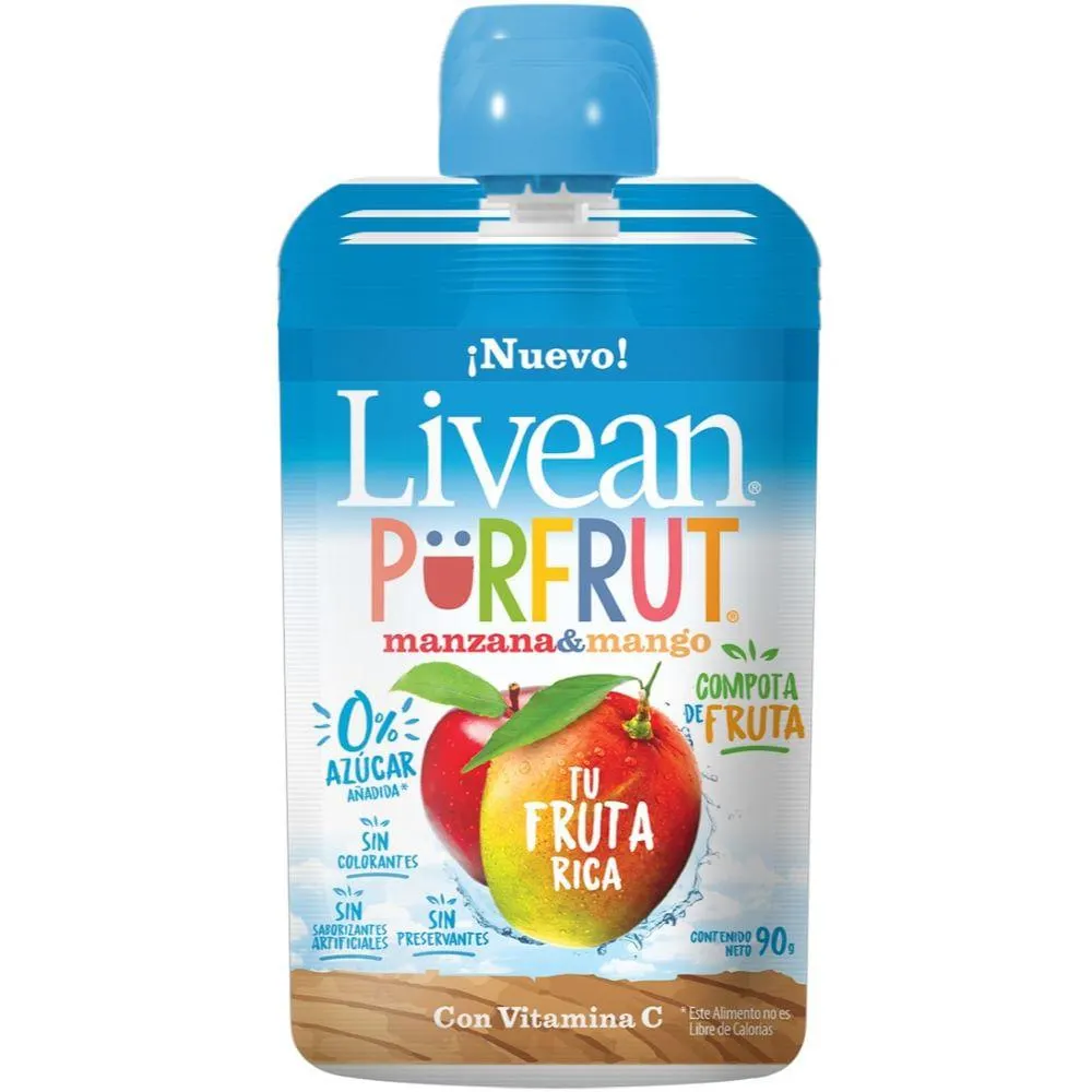 Compota pouch manzana mango