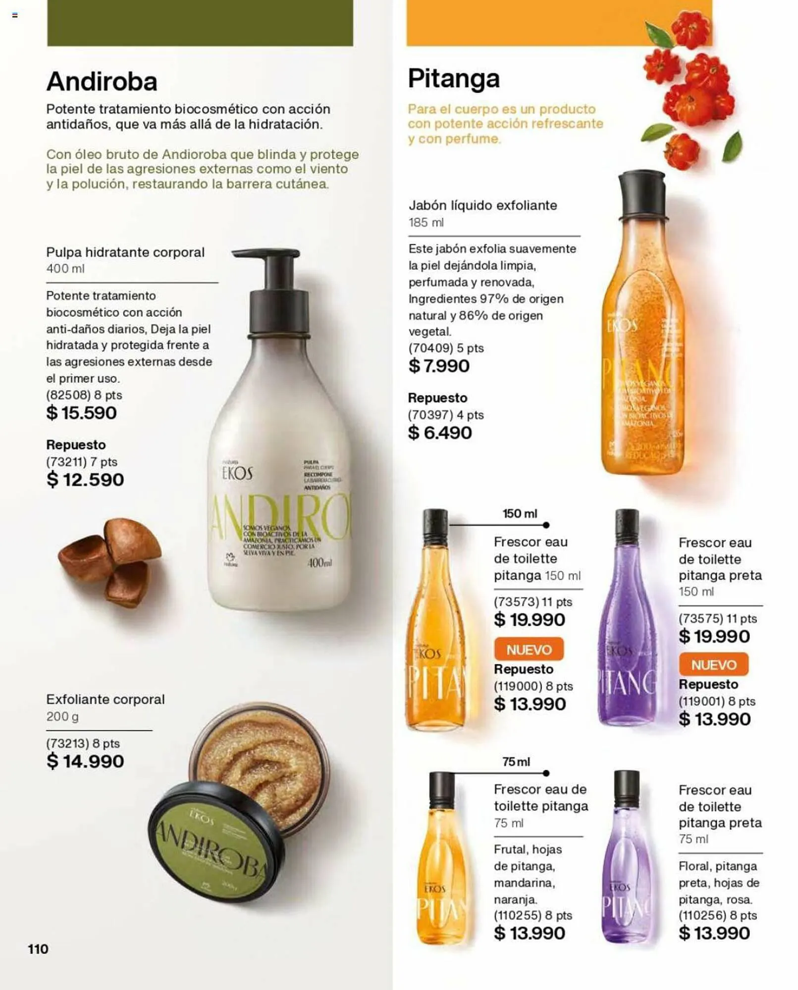 Catálogo de Catálogo Natura 1 de septiembre al 30 de septiembre 2023 - Página 110